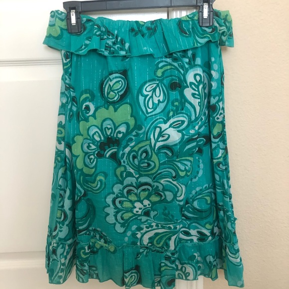 Green Flowy Halter Dress - Picture 12 of 12